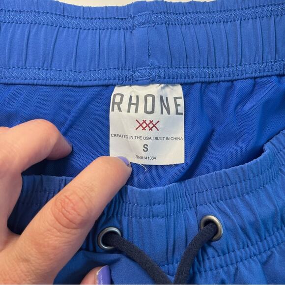 Rhone Swim Shorts Men's Size Medium Blue Activewear Lined Athletic Beach Summer - Picture 2 of 11